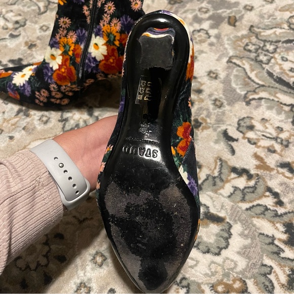 STAUD Floral Ankle Boots - Multicolor - Picture 6 of 10